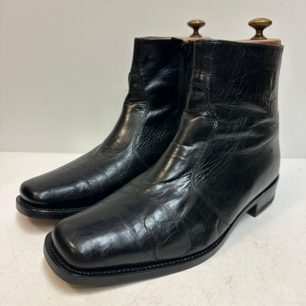 RESOLED Crockett & Jones Jasper Formal Chelsea Boots Made in England VTG US 9 D